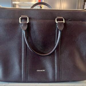 Coach Leather Work Bag